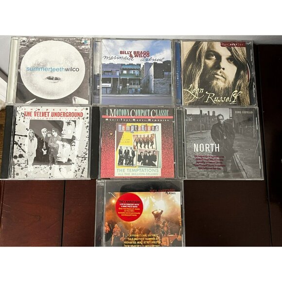 Lot 7 cd mix Velvet Underground Wilco Leon Russell Temptations - Picture 1 of 5